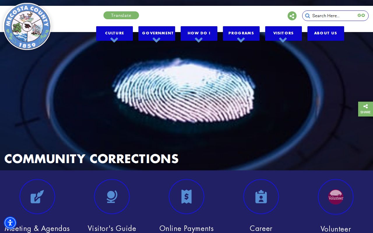 Mecosta County post-release Community Corrections program details